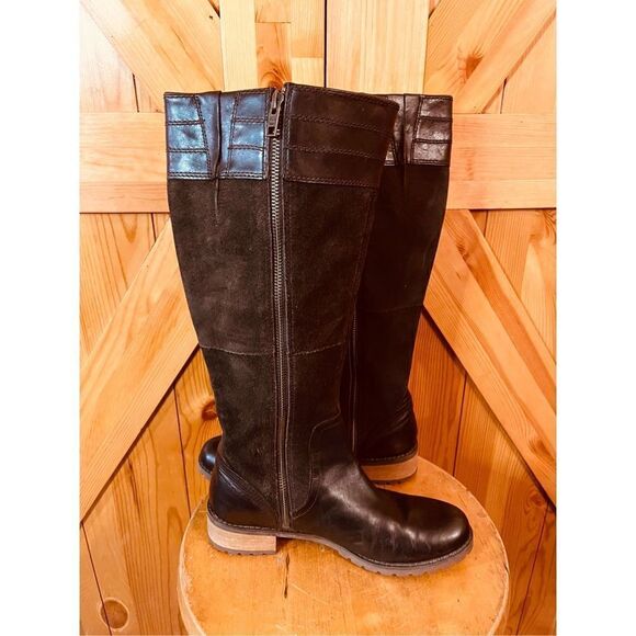 Timberland Bethel Heights Brown Leather Boots Size 7 - Picture 6 of 8